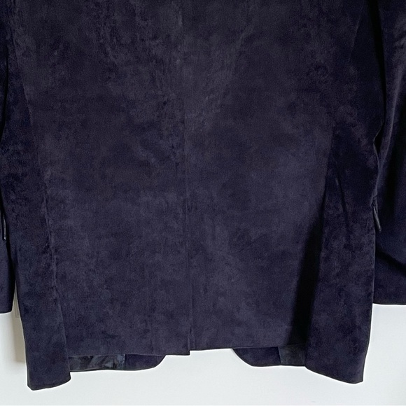 Lauren Ralph Lauren Navy Corduroy 2-Button Sport Coat Blazer Jacket nbnn - Picture 13 of 16